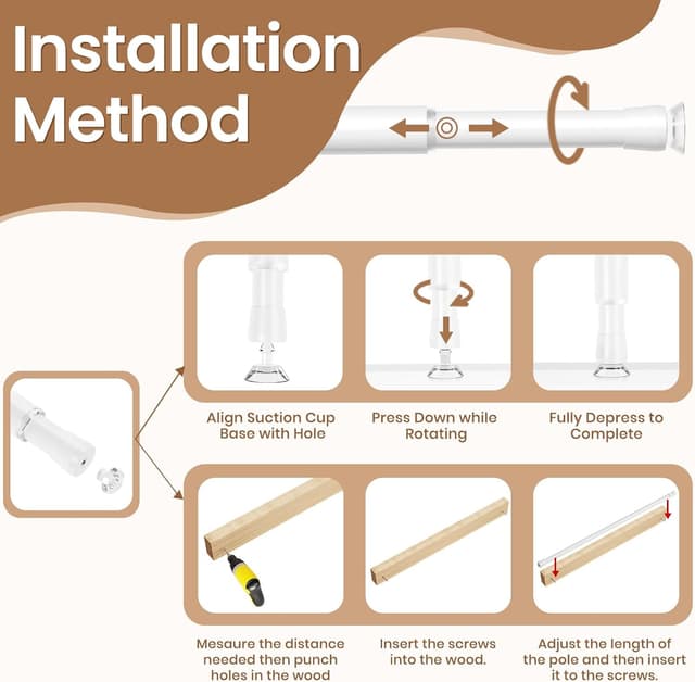 Thumbnail 5 de WELDUN 3er Teleskopstange 80 bis 110 cm