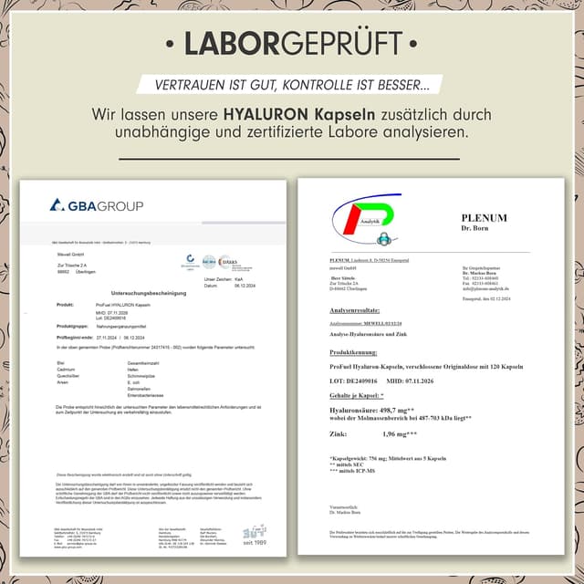 Thumbnail 4 de Hyaluron Kapseln 120x 500 mg täglich