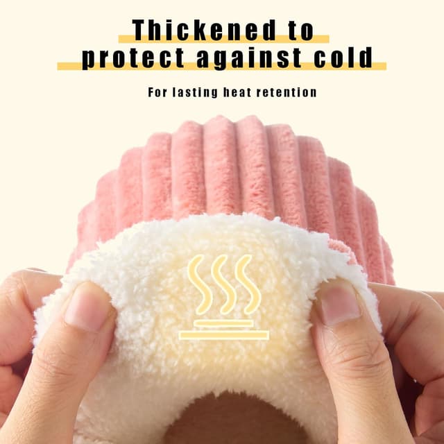 Thumbnail 6 de Misolin Hausschuhe Damen Winter Pantoffeln