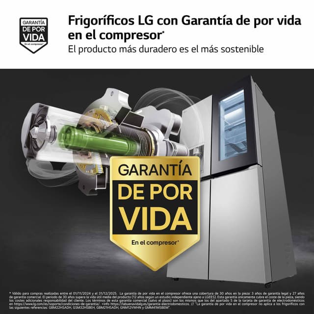 Thumbnail 3 de LG GMG960MBEE Frigorífico americano 638 L, 179,2 cm 🧊