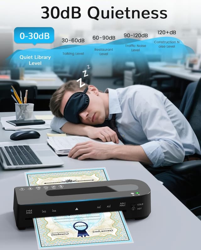 Thumbnail 6 de MAXDONE Laminator Machine A4 90s warm up