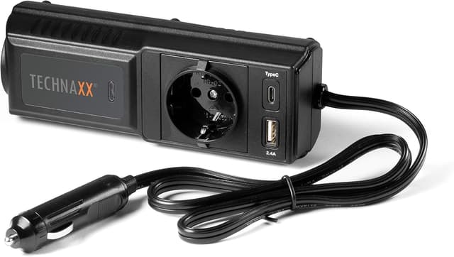 Detalle de Technaxx Onduleur de voiture 200W 12V-230V