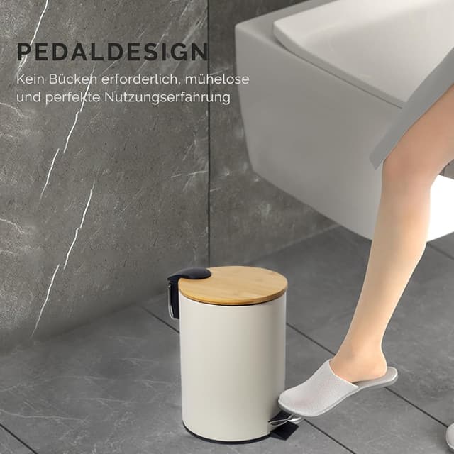 Thumbnail 4 de GREELUE 3L Kosmetikeimer Metall mit Deckel