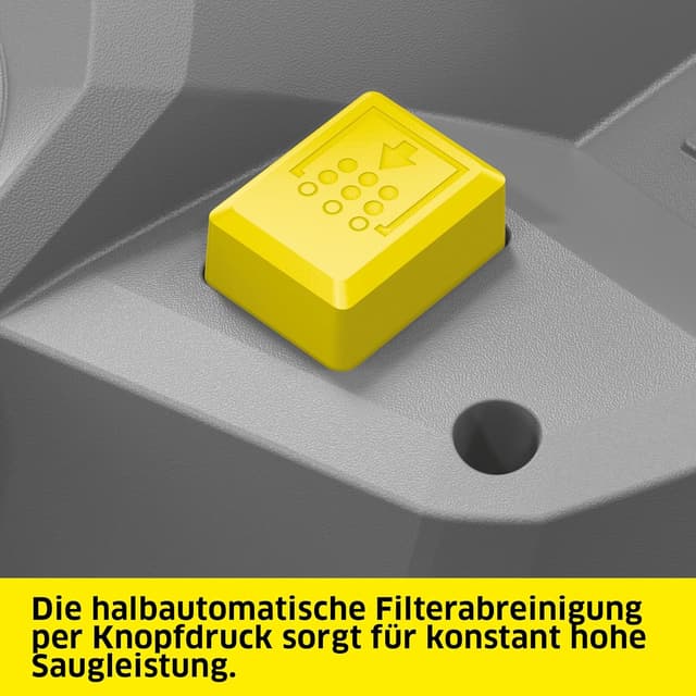 Detalle de Kärcher Nass-/Trockensauger NT 22/1 Ap L – 22-Liter-Kunststoffbehälter, max. 1.300 W, Staubklasse L