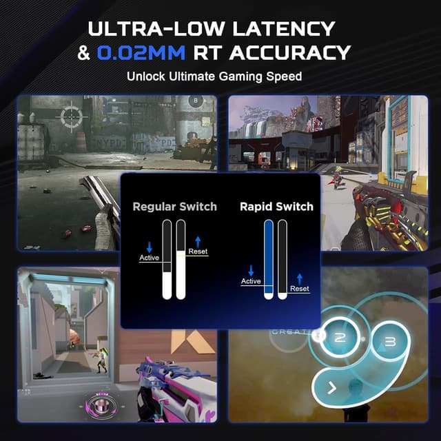 Detalle de YUNZII x MADLIONS MAD68 HE Rapid Trigger wired 60% gaming keyboard (Hall Effect, RGB, hot-swap)