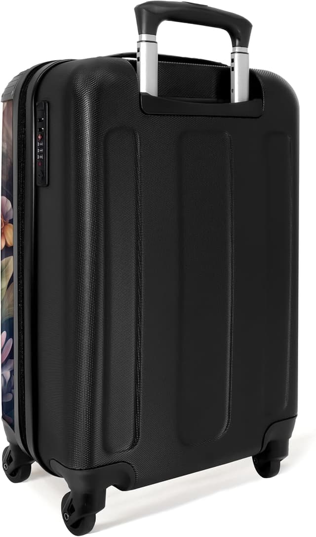 Detalle 2 de NoBoringSuitcases.com® Handgepäck Kinderkoffer 55x35x20 cm mit 4 Rollen – Hartschale