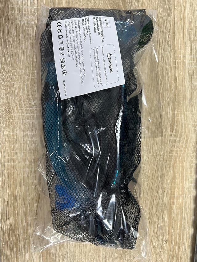 Detalle 2 de HIKOTEY Kinder-Schnorchelset mit Panorama-Tauchmaske – trockenes Schnorchelset inkl. Anti-Fog und Ohrstöpsel