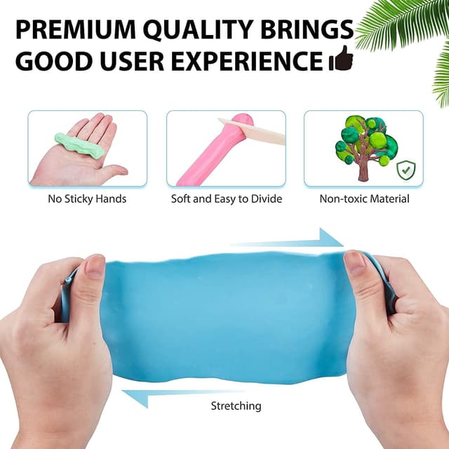 Thumbnail 4 de YILAIDA 50 Colors Oven Bake Clay Kit