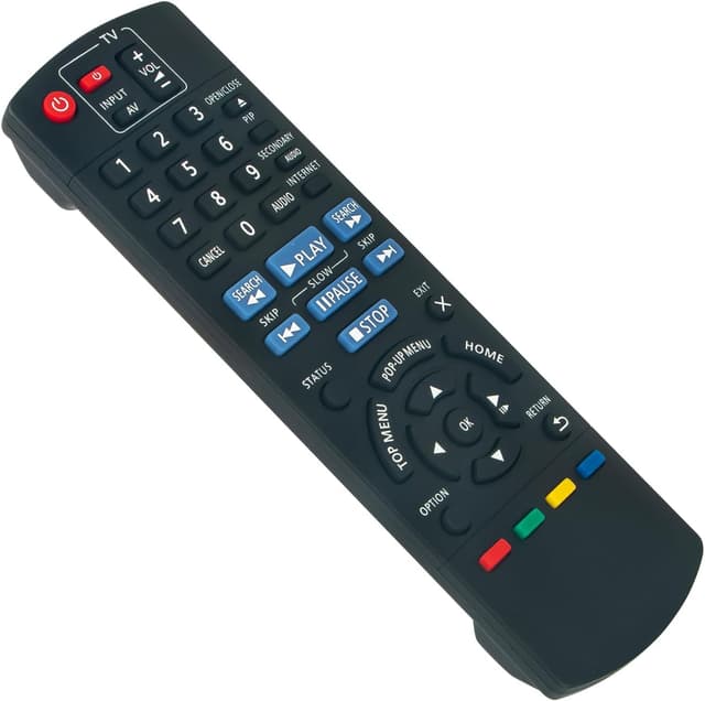 Detalle de Replacement Panasonic Blu-ray remote controls (N2QAYB000956 / N2QAYB000957)