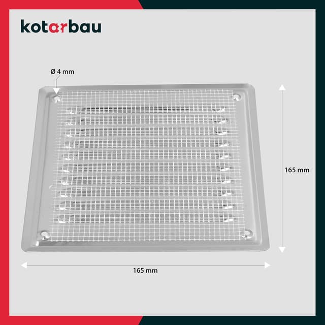 Thumbnail 3 de KOTARBAU Grille de ventilation 16,5 cm 🏠