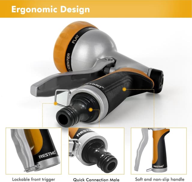 Thumbnail 4 de RESTMO Hose Pipe Spray Gun 7-pattern