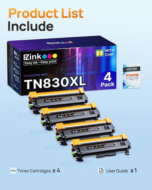 Thumbnail 4 de E-Z Ink TN830XL Toner for Brother 📄