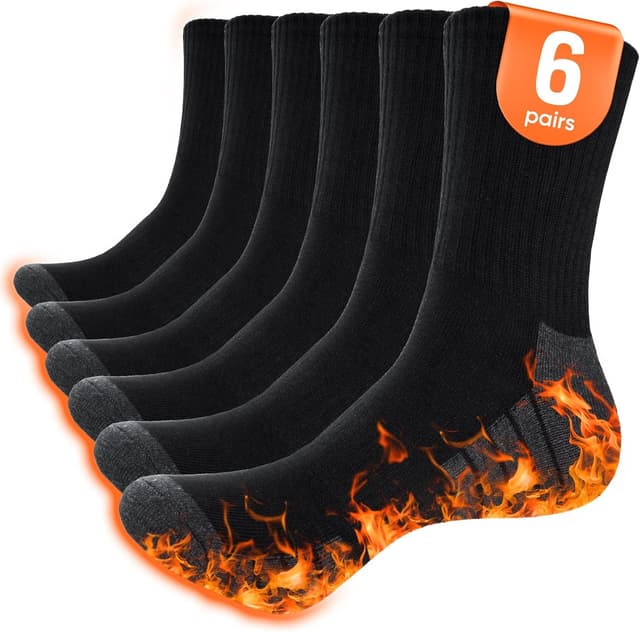 Imagen de Yinqier Mens Thermal Socks 6 pairs — hiking socks en OfertitasTOP