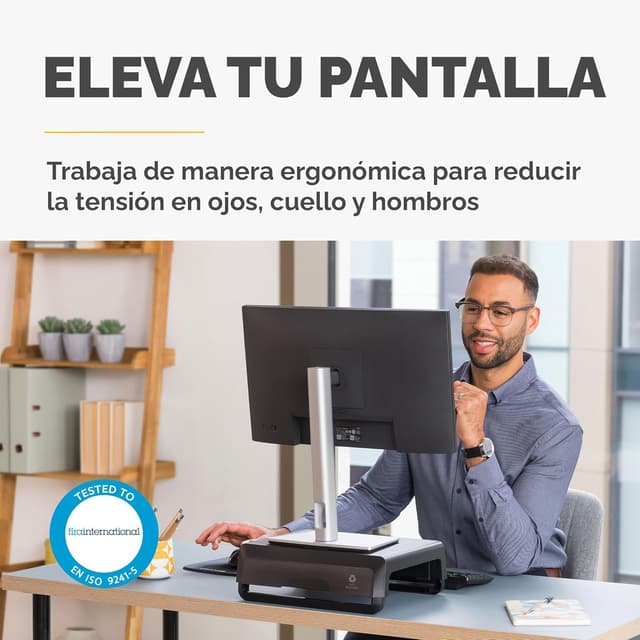 Thumbnail 1 de Fellowes Breyta™ - Soporte para monitor ergonómico y reciclable ♻
