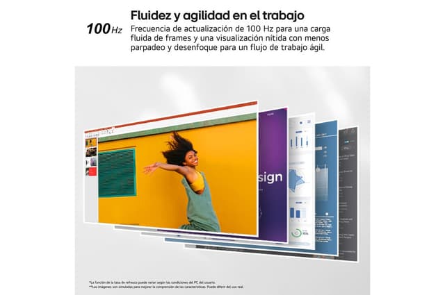 Detalle 2 de LG 24U631A-B Monitor 24" QHD IPS, 100 Hz