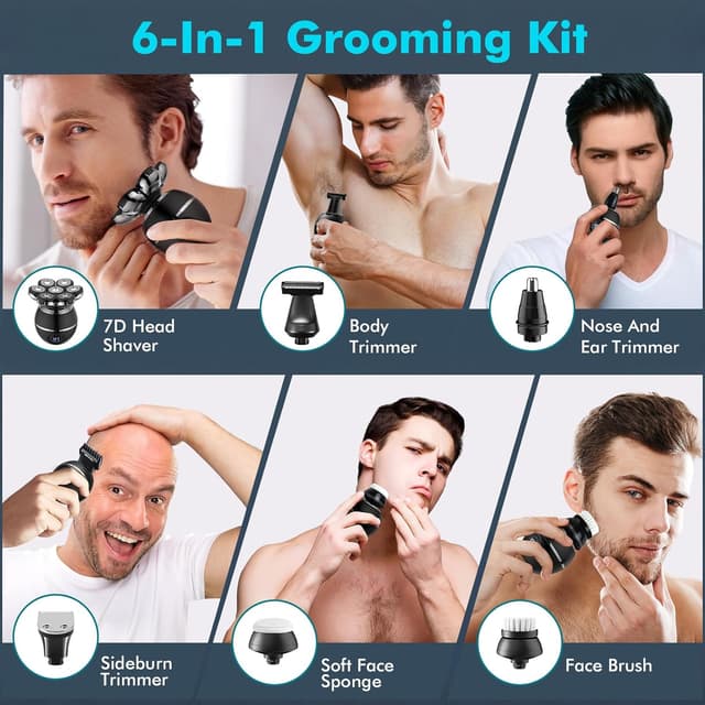 Detalle 2 de iWarmbase Head Shaver for Bald Men 2025