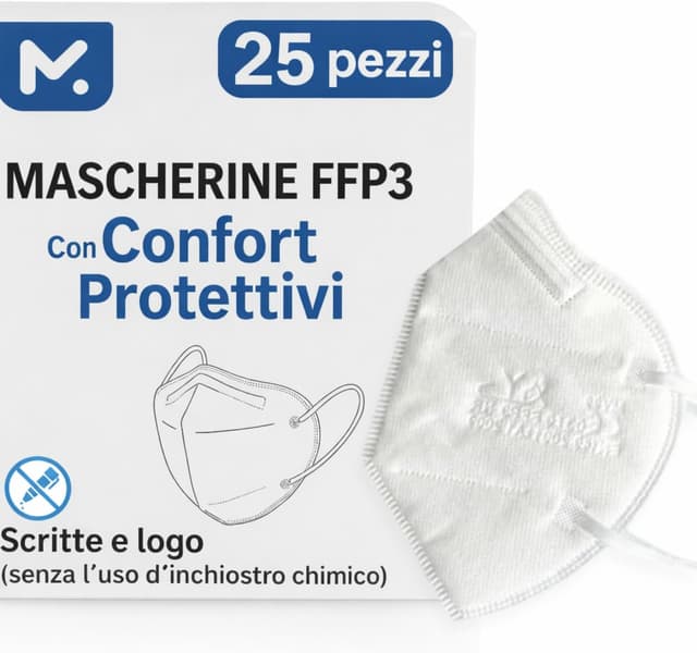 Imagen de Mascherine FFP3 25 pezzi PFE≥99 en OfertitasTOP