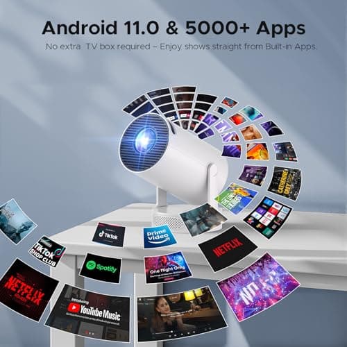 Detalle 2 de Mini Proyector WiFi 6 Bluetooth 5.0 4K 🤳