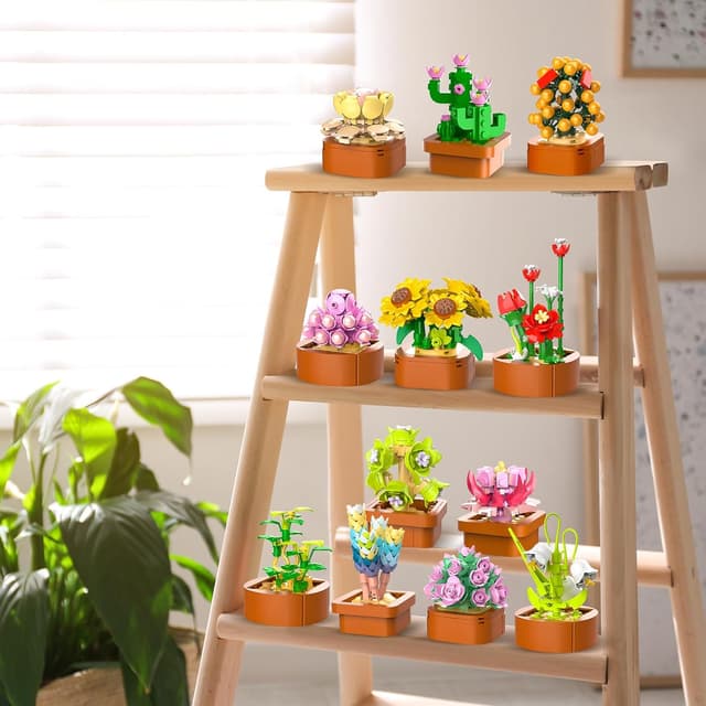 Detalle 2 de CUBIMANA 1403PCS Mini Succulent Building Set