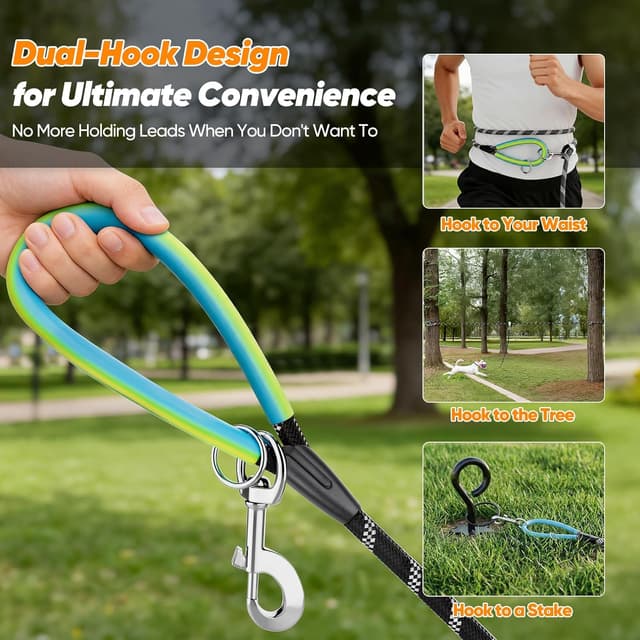 Detalle de Aystkniet Reflective Training Leads for Dogs 30M