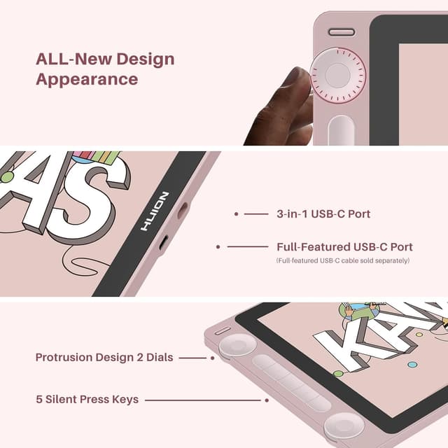 Thumbnail 5 de HUION Kamvas 13 13.3-inch drawing tablet