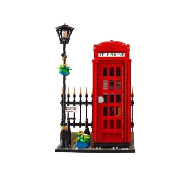 Detalle de Lego 21347 Cabina Telefónica Roja Londres