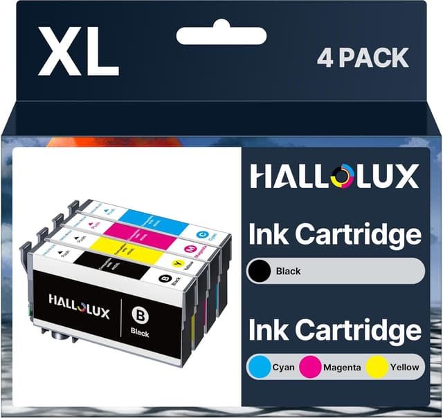 Detalle de 405XL kompatible Tintenpatronen für Epson 405XL – 1x Schwarz, 1x Cyan, 1x Magenta, 1x Gelb für WorkForce Pro