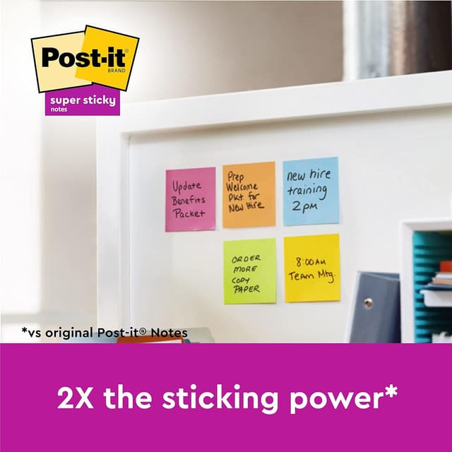 Detalle 2 de Post-it Super Sticky Z-Notes 540 Sheets