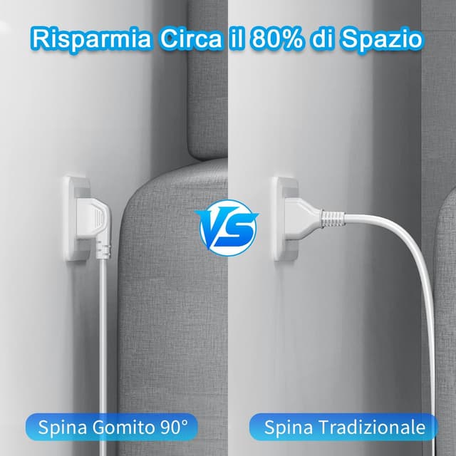 Detalle 2 de TOPREK Ciabatta Multipresa 4000W con 2 USB C