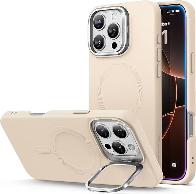 Detalle de ESR Funda MagSafe iPhone 2024 Pro MAX con Soporte y Protección