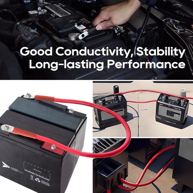 Thumbnail 4 de TOPDC 4 AWG Battery Cable 36-Inch Inverter Cables