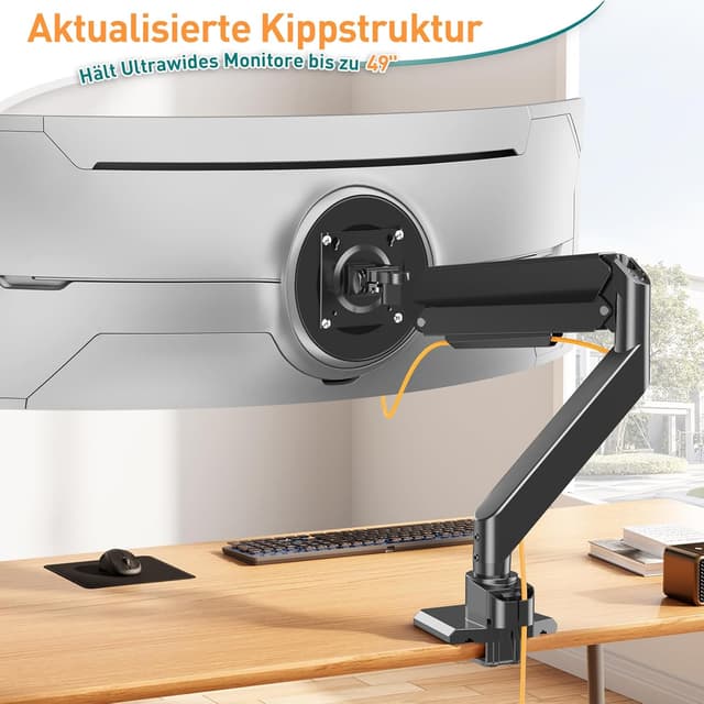 Detalle 1 de ELIVED EV3227 Monitorarm für bis zu 49 Zoll