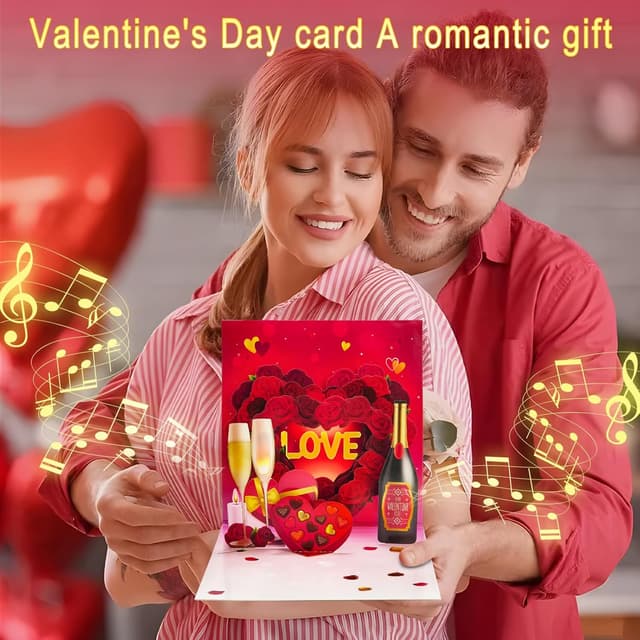 Thumbnail 2 de DTESL Valentine's Day Pop Up Card 🎴