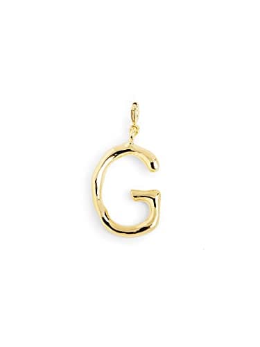 Detalle de SINGULARU Charm Letter XL Letra G, baño de oro 18 kt 💍