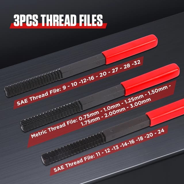 Detalle 2 de LUTIFIX Thread Chaser Set 49 piece kit