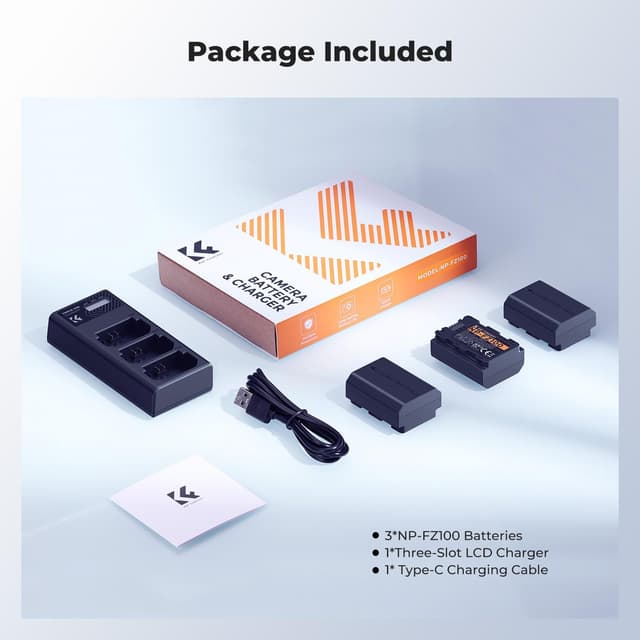 Thumbnail 6 de K&F CONCEPT NP-FZ100 2280mAh Akkupack