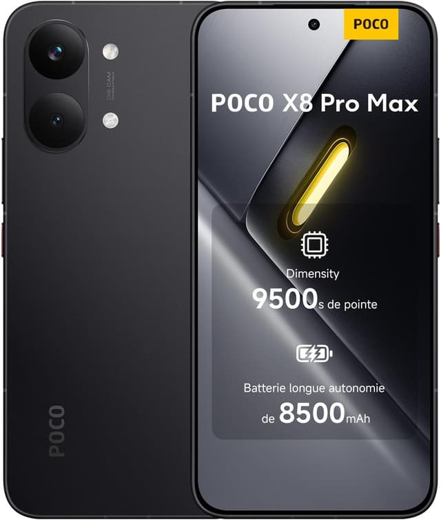 Detalle de POCO X8 Pro Max, smartphone 5G 1,5K