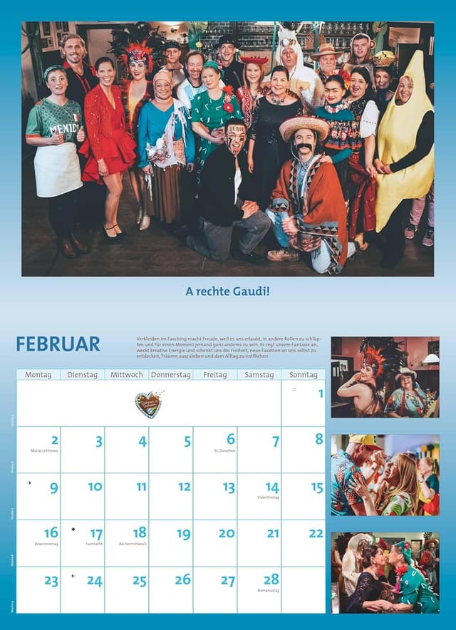 Detalle 2 de DUMONT Dahoam is Dahoam 2026 Kalender 42 x 29