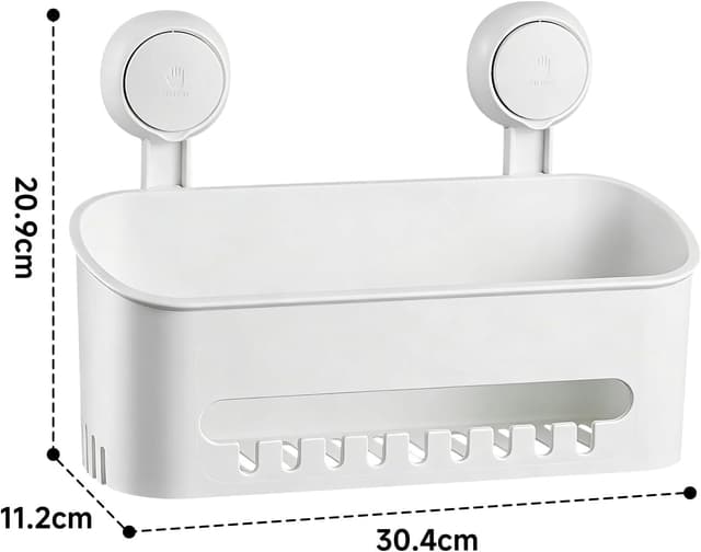 Detalle de ilikable Vacuum Shower Caddy 22 lb suction