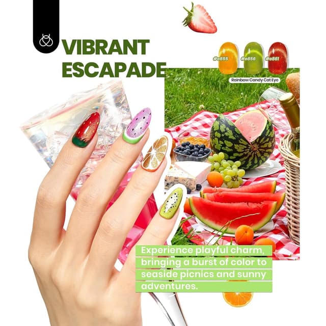 Thumbnail 2 de Beetles Cat Eye Gel Nail Polish Set 36 Colors ๐