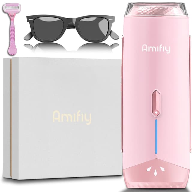Detalle de Amifiy Ice Cooling IPL Home Use Hair Removal Device with Ice Mode, 3 Energy Levels & 2 Flash Modes