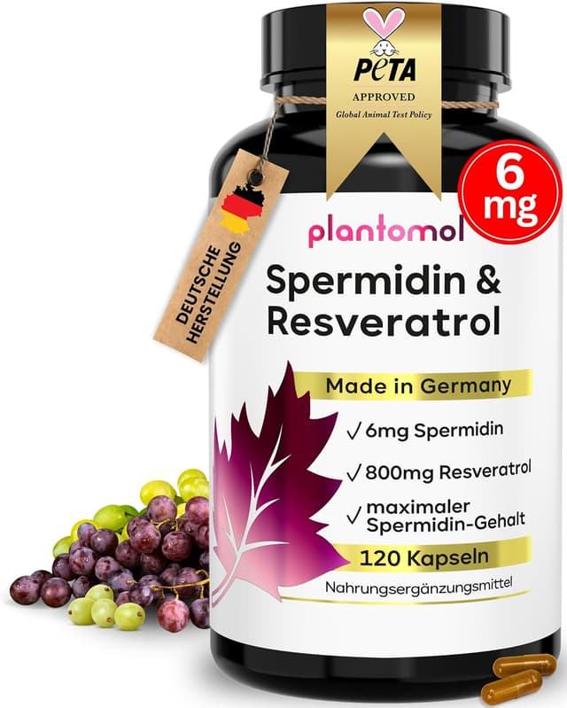 Detalle de Spermidin Kapseln 6 mg mit 120 Stück