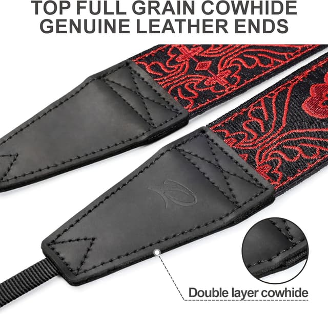 Detalle 2 de Padwa Lifestyle Camera Strap 2" full-grain leather ends