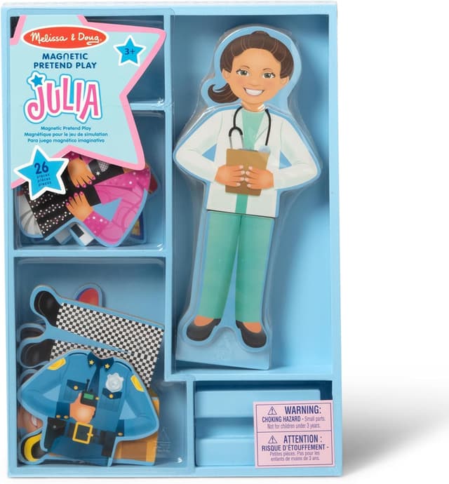 Detalle de Melissa & Doug Magnetisches Spiel Set Julia
