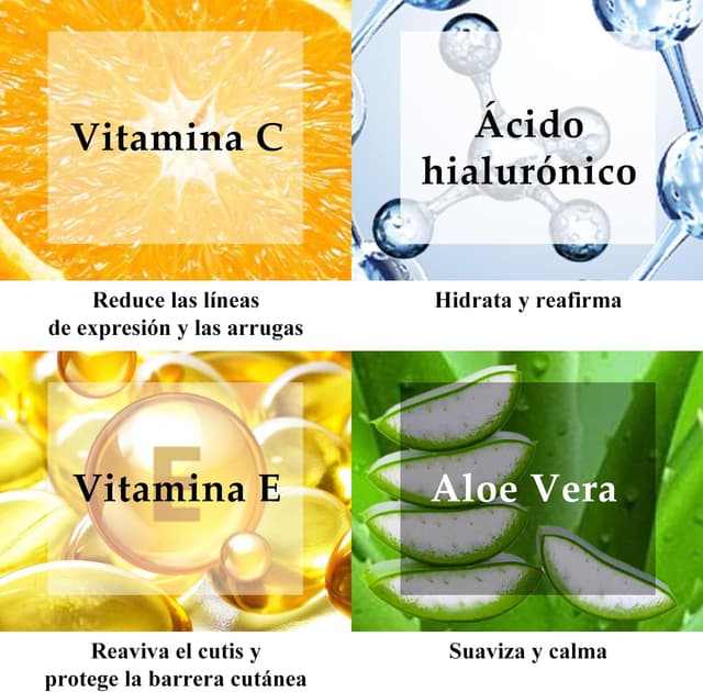 Detalle 1 de Suero Vitamina C para la cara serum antiarrugas