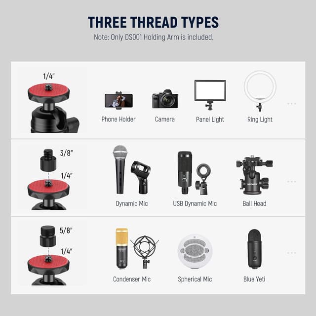 Thumbnail 5 de NEEWER DS001: Brazo Telescópico para Cámaras