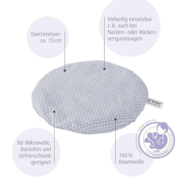 Detalle 2 de Reer Mama Stillhilfe Traubenkernkissen