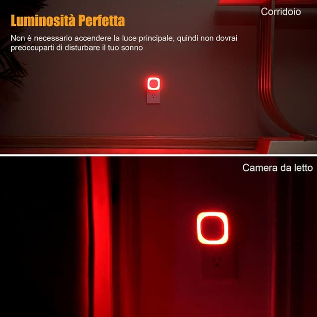 Thumbnail 5 de YUNLEX Presa luce notturna con sensore crepuscolare 3 livelli