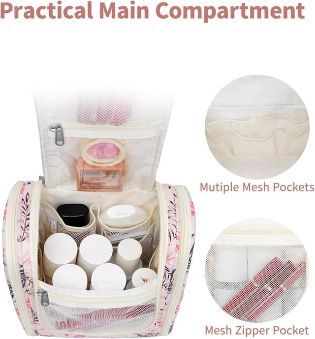 Thumbnail 2 de Narwey Kulturbeutel Beiger Flamingo Klein