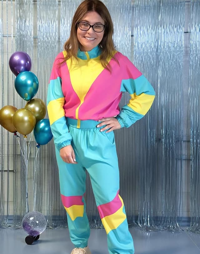 Thumbnail 2 de UOUA Color Block 2-Piece Windbreaker Set